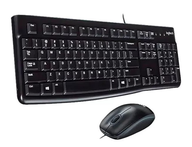 Kit de Teclado Logitech MK120 USB Negro Español N/P: 920-004428 - PC Mania