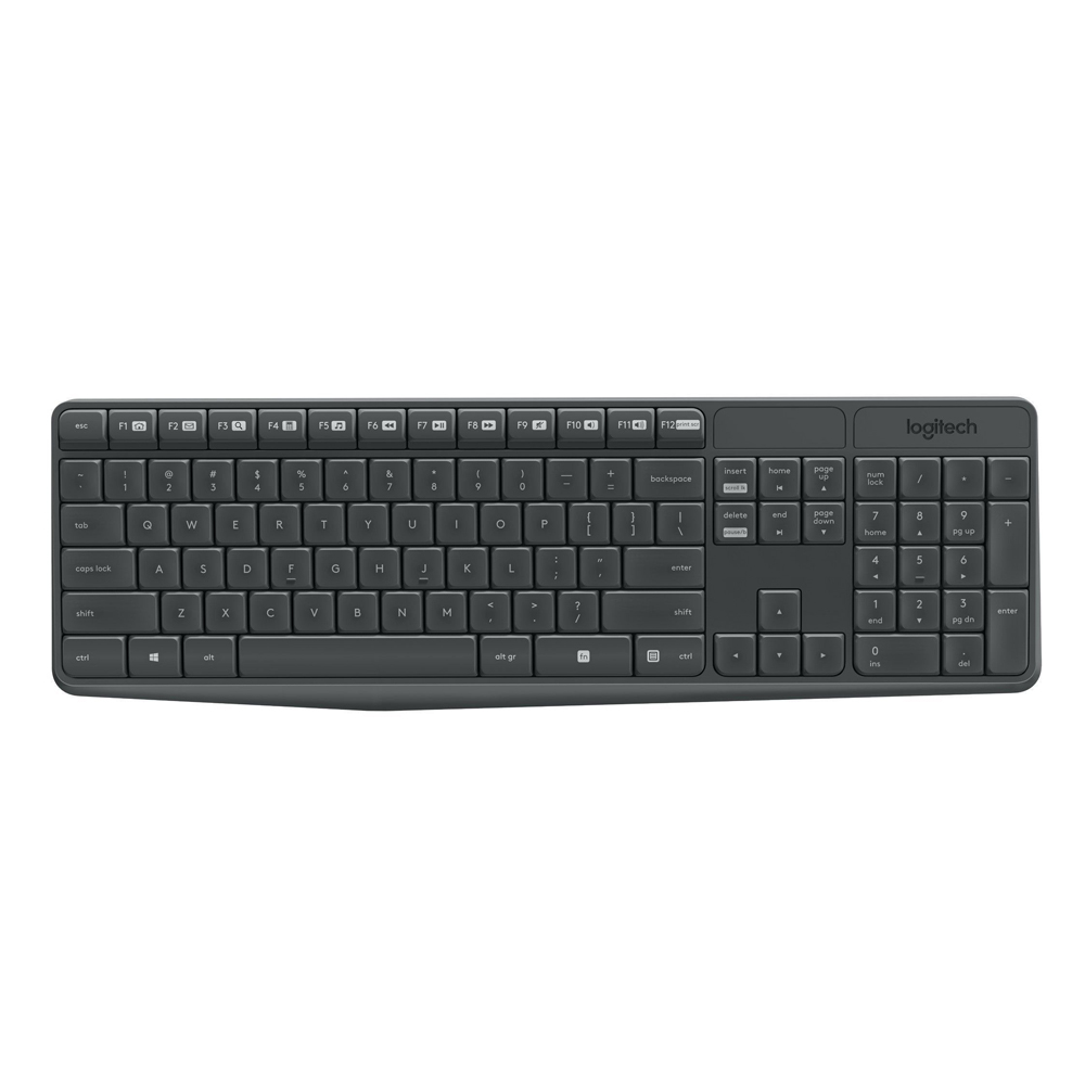 Kit de Teclado y Mouse Logitech Inalámbrico MK235 Negro N/P: 920-007901 - PC Mania
