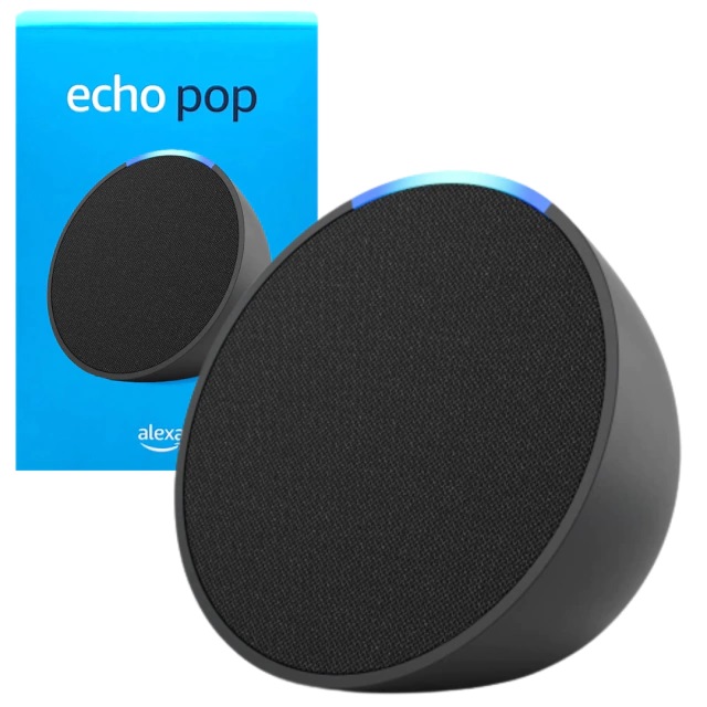 Amazon Echo Pop Asistente Virtual Alexa Negro Mod: C2H4R9 - PC Mania