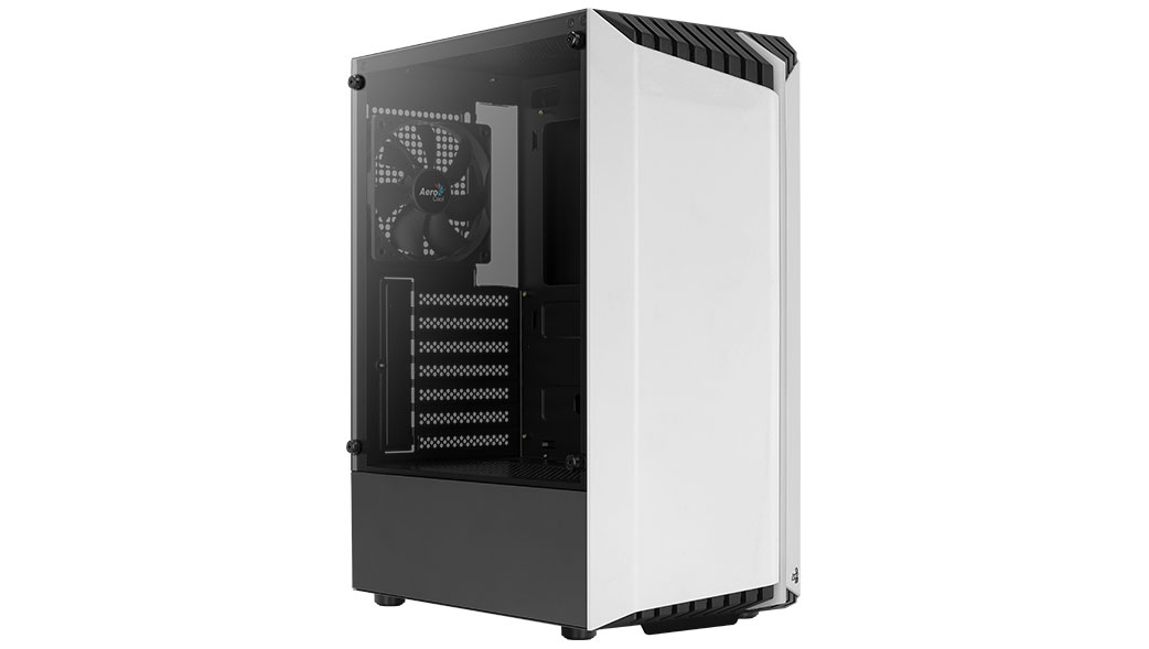 Case AeroCool Bionic Media Torre Blanco RGB / 1 Fan - PC Mania