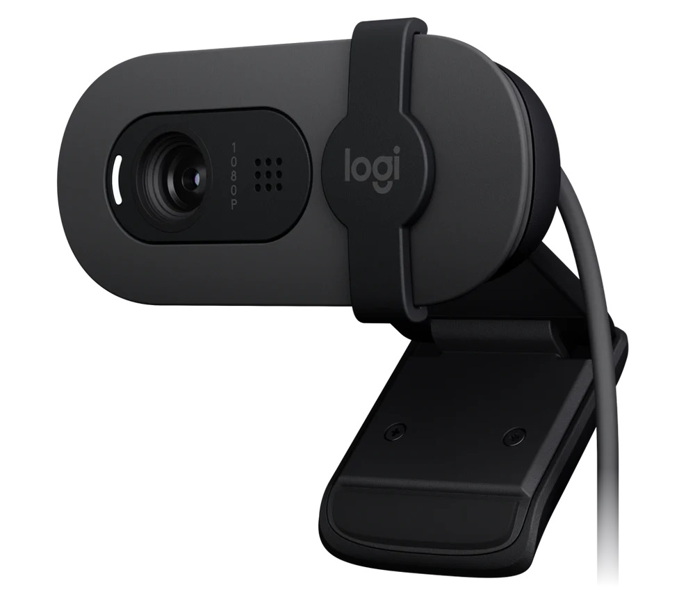 Cámara WEBCAM Logitech Brio 100 Grafito N/P: 960-001586 - PC Mania
