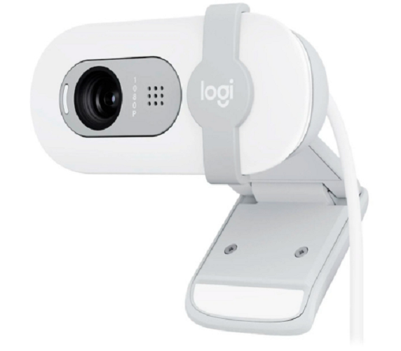 Cámara WEBCAM Logitech Brio 100 Blanca N/P: 960-001615 - PC Mania