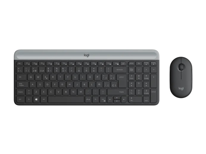 Kit de Teclado y Mouse Logitech Inalámbrico MK470 Negro N/P: 920-009266 - PC Mania
