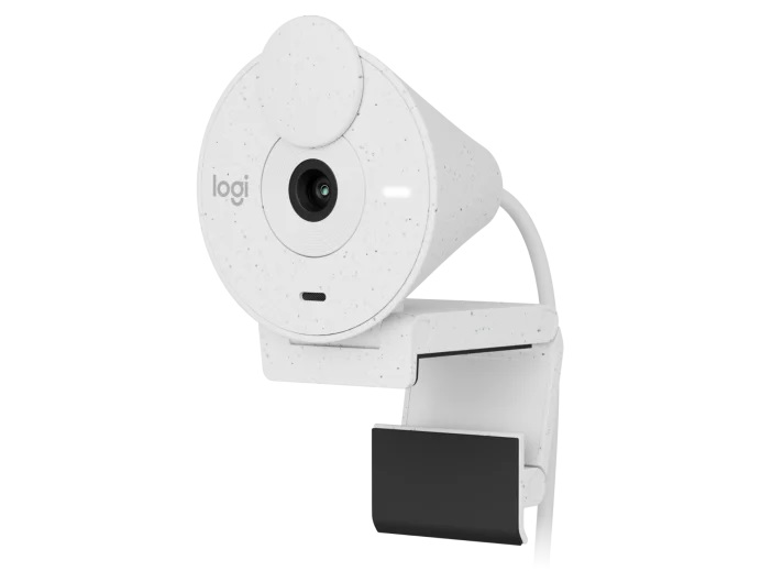Cámara WEBCAM Logitech Brio 300 Blanca N/P: 960-001440 - PC Mania
