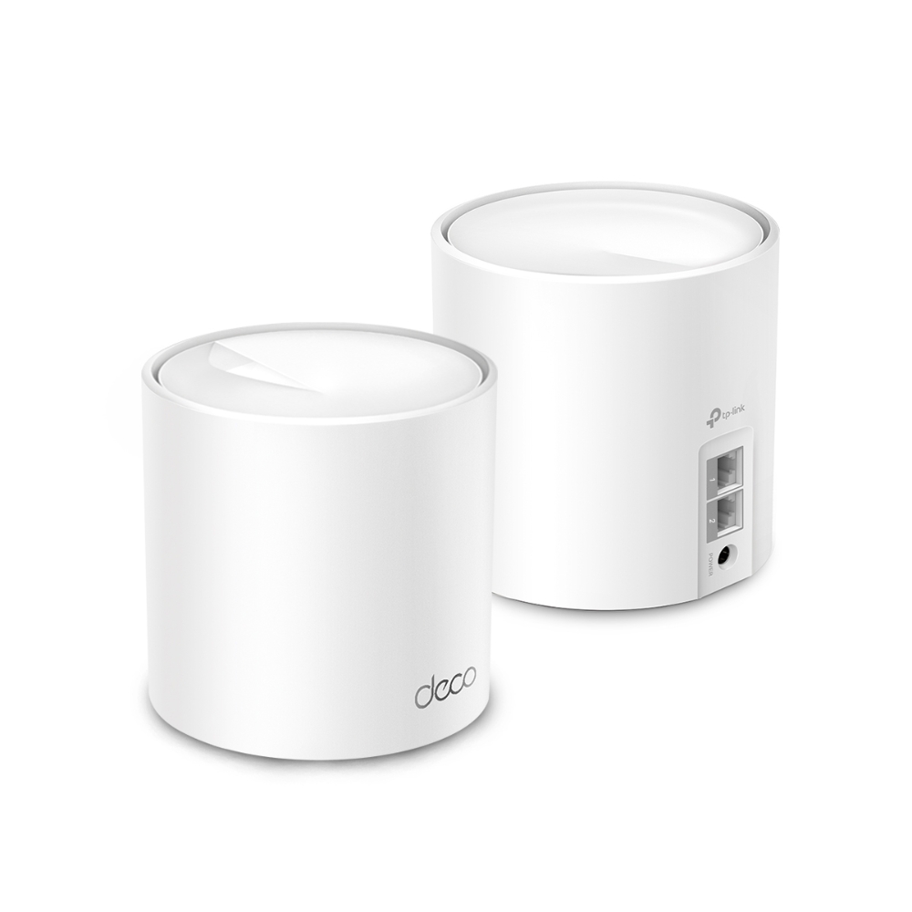 Router TP-Link Mesh WiFi 6 AX1500 Gigabit 2.5 Mod. DECO X10 (2 PACK) - PC Mania