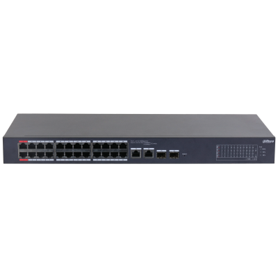 Switch Dahua 26 Puertos 10/100 24 PoE+ Administrable N/P: CS4226-24ET-240 - PC Mania