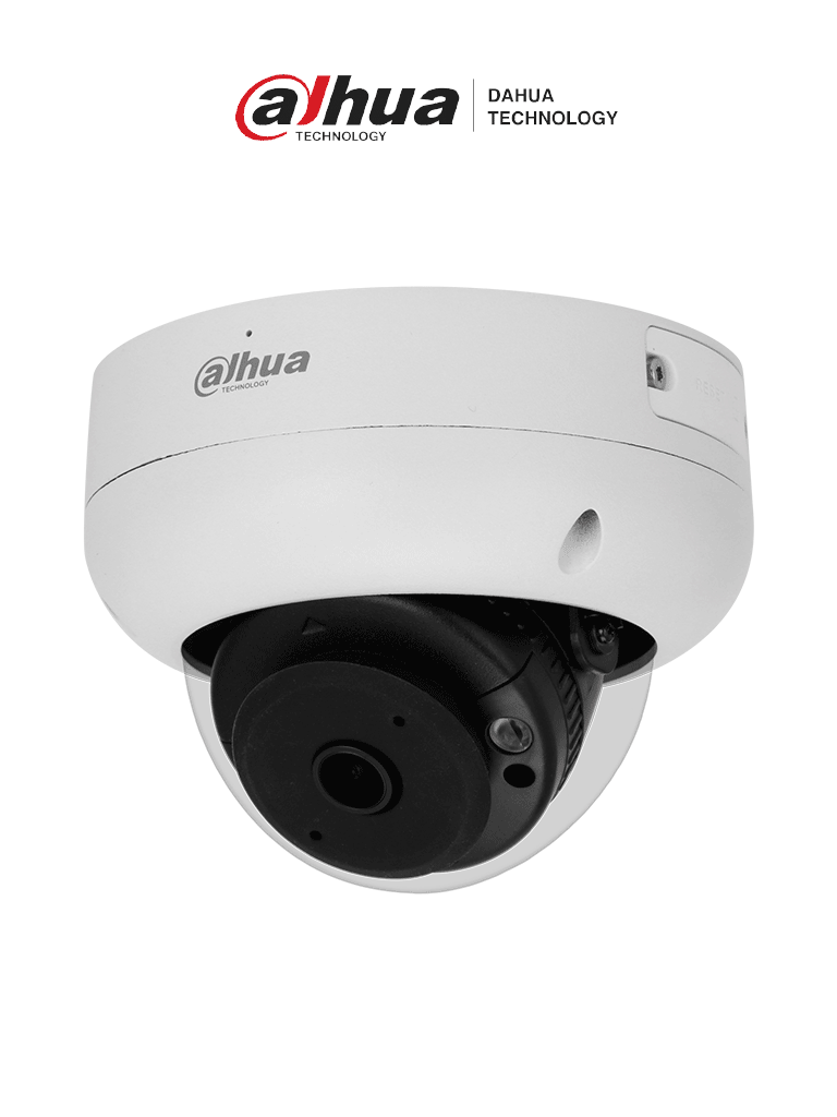 Cámara de Seguridad Domo Dahua IP PoE+ N/P: DH-IPC-HDBW3441RAS-P - PC Mania