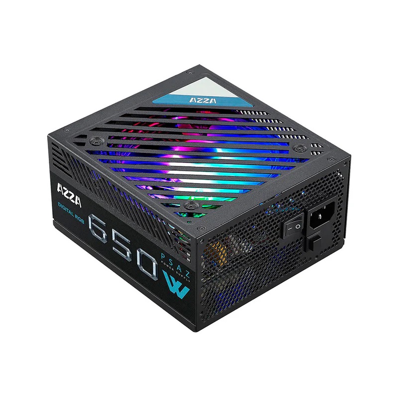 Fuente de Poder ATX AZZA 650W 80 Plus Bronze Mod. PSAZ-650W ARGB - PC Mania