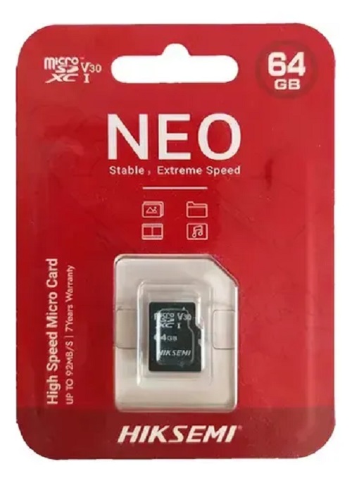 Memoria Micro SD 64GB HIKSEMI Neo N/P: HS-TF-C1 64GB - PC Mania