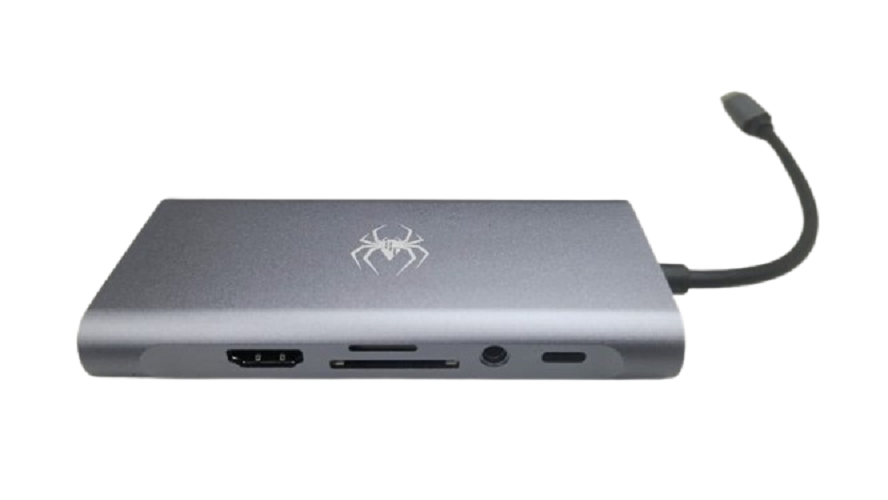 HUB 10 en 1 Spidertec 10 en 1 N/P: SPI-DCK10 - PC Mania