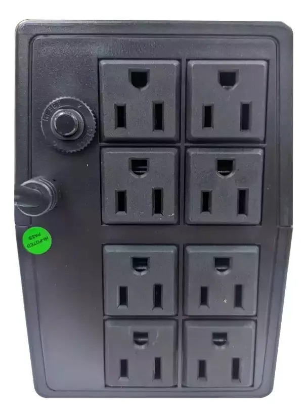 UPS Spidertec 750VA/360W/120V/AVR/8 Tomas Mod. ST-U750B - PC Mania