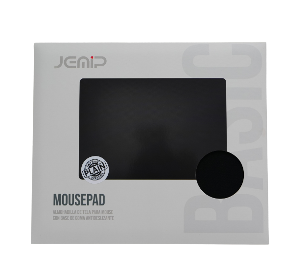 Mouse Pad Jemip 2 Pack plain Negro N/P: JP-MP02-P - PC Mania