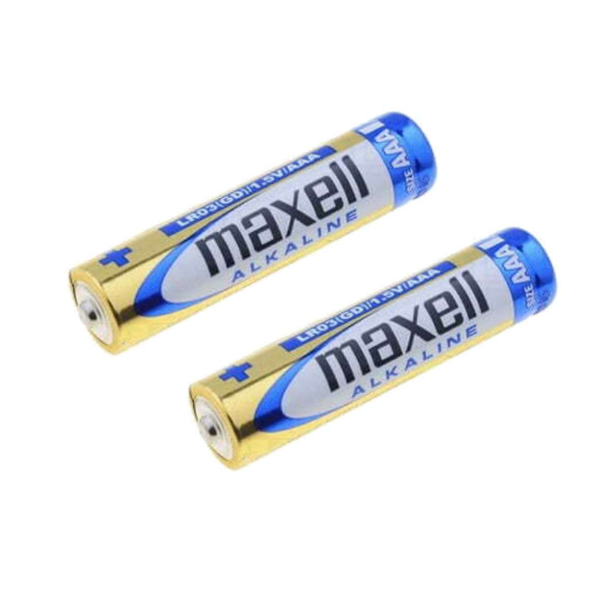 Batería Maxell LR03 Alcalina 1.5V AAAX2 Mod. AAA-2BP - PC Mania