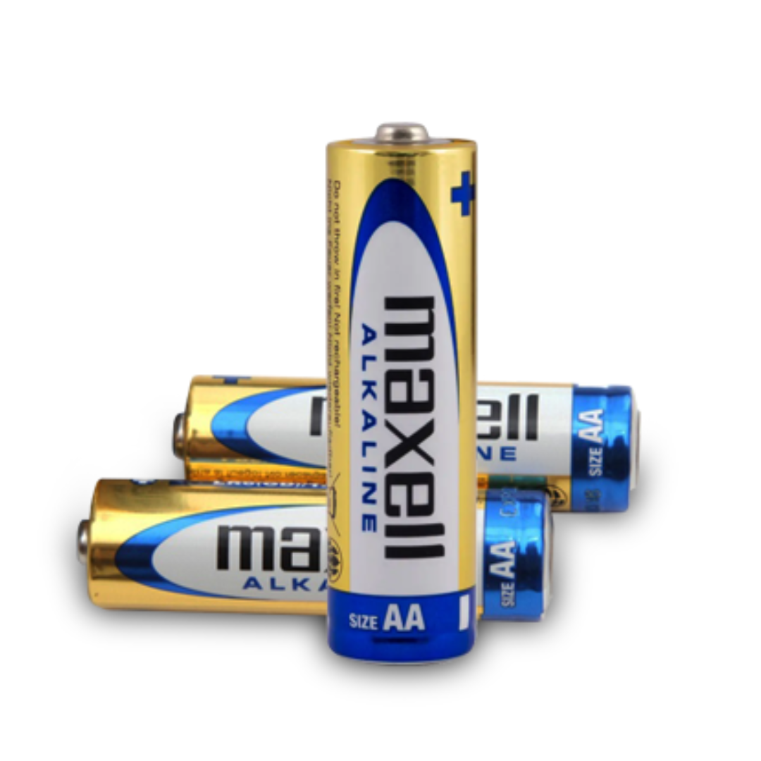 Batería Maxell LR6 Alcalina 1,5V AAX5 Mod. AA-5TS - PC Mania