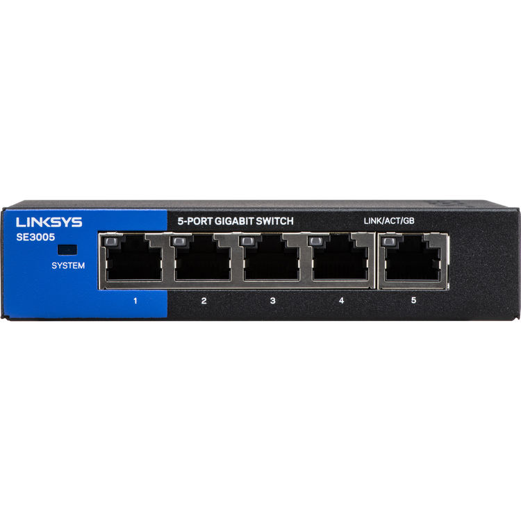 Switch Linksys 5 Puertos Gigabit N/P: SE3005 - PC Mania