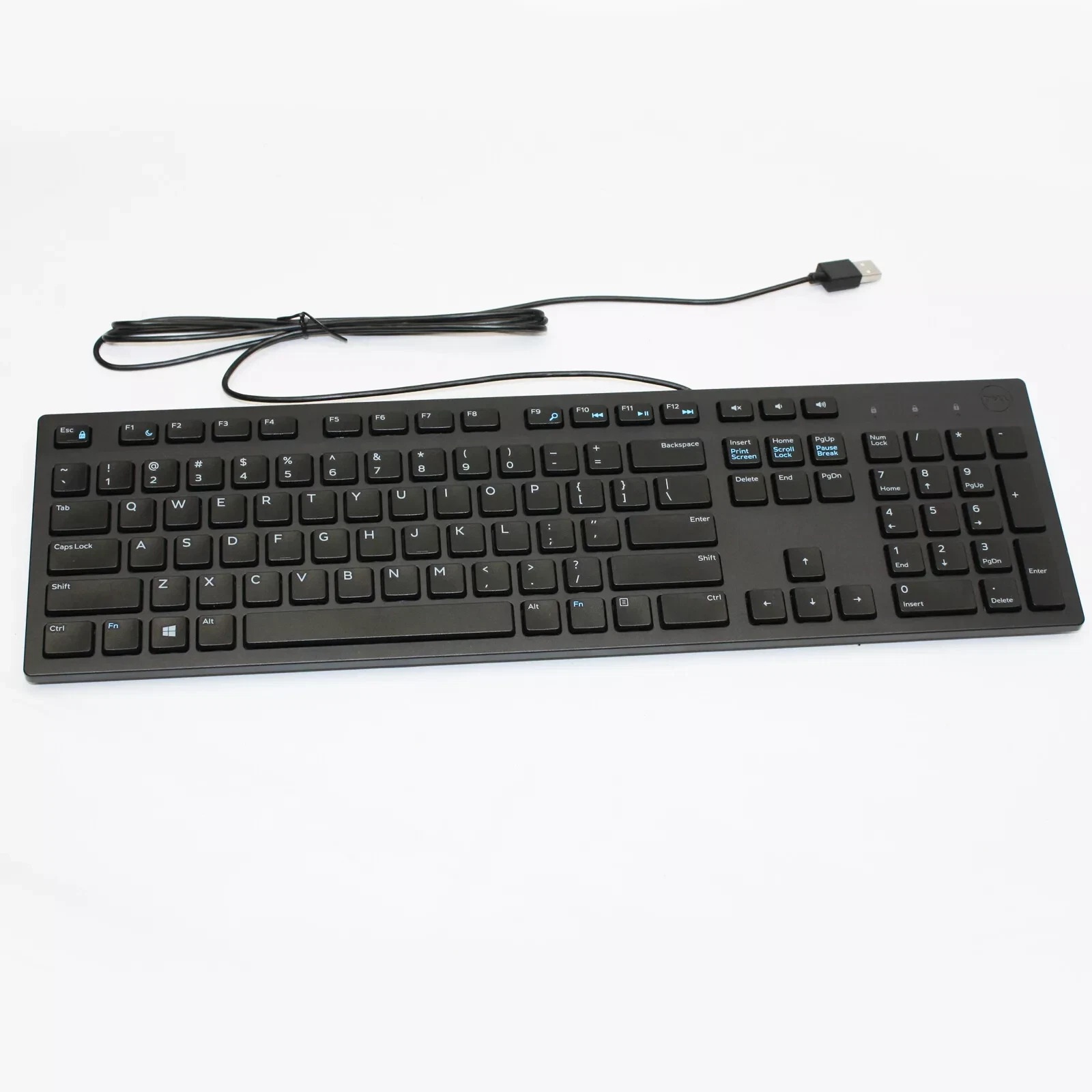 Teclado DELL Slim Multimedia Ingles USB Negro N/P: KB216-BK-US - PC Mania