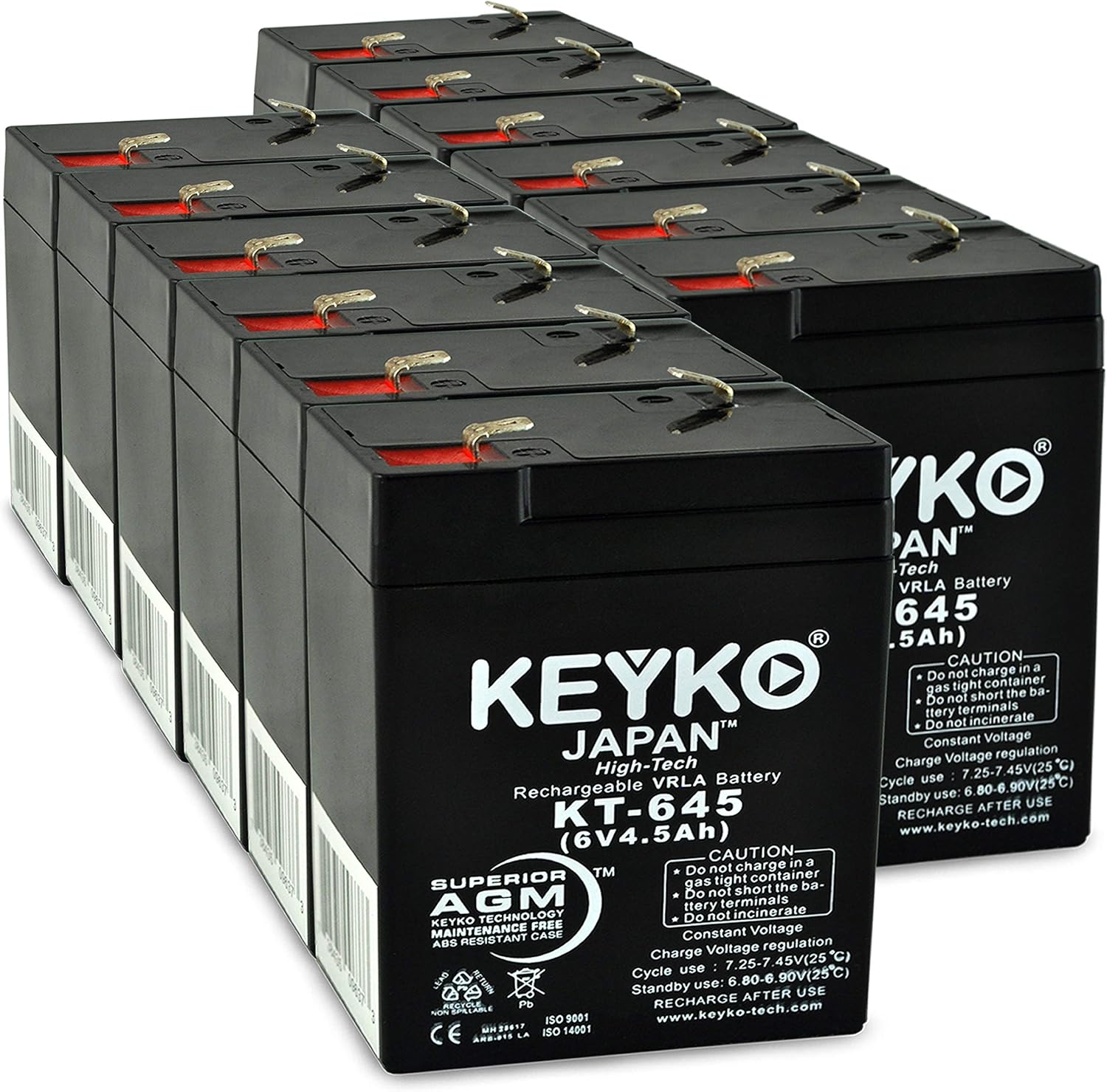 Batería Keyko 6Volt. 4,5Ah para UPS N/P: KT-645 - PC Mania