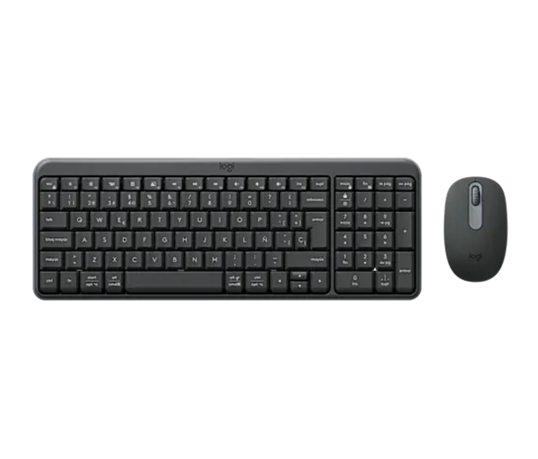Kit de Teclado y Mouse Logitech Inalámbrico Bluetooth Español MK250 Gris N/P: 920-013513 - PC Mania