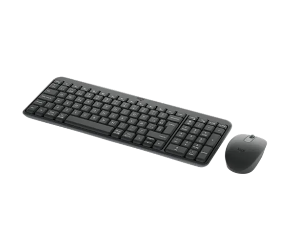 Kit de Teclado y Mouse Logitech Inalámbrico Bluetooth Español MK250 Gris N/P: 920-013513 - PC Mania