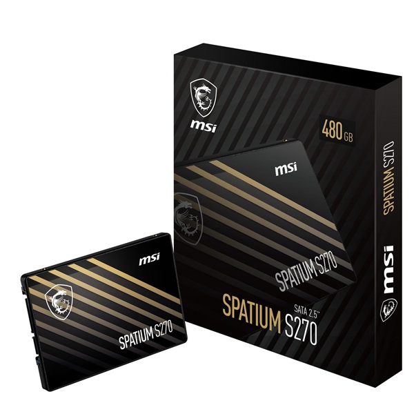 Disco Solido SSD MSI Spatium S270 480GB 2.5
