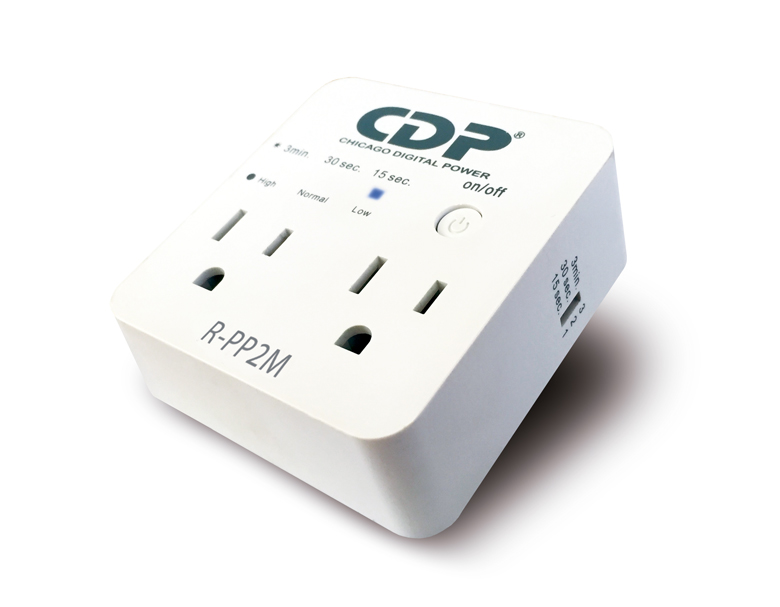Protector de Electrodomésticos CDP 2 Tomas 120V/500W Blanco N/P: R-PP2 - PC Mania