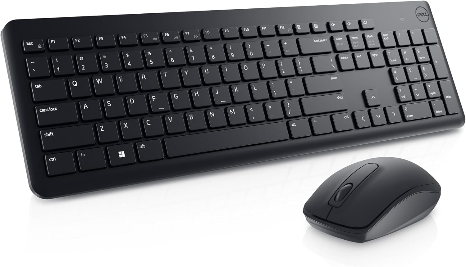 Kit de Teclado y Mouse Dell Inalámbrico USB Negro Español N/P: KM3322W - PC Mania