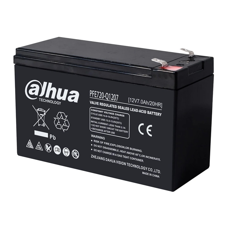 Batería Dahua 12Volt. 7Ah para UPS N/P: DH-PFE720-Q1207 - PC Mania