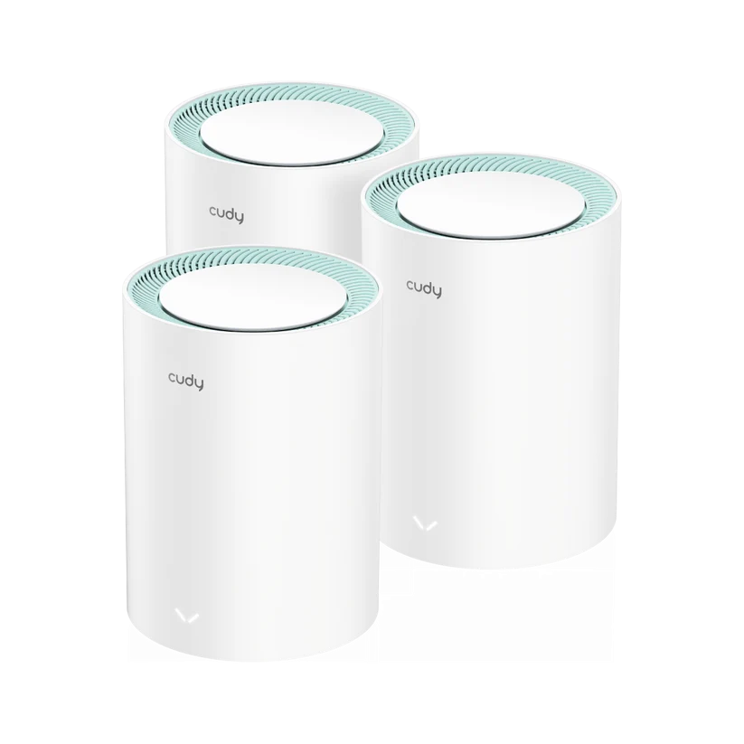 Router WiFi Mesh CUDY AC1200 Gigabit Mod. M1300 3 PACK - PC Mania