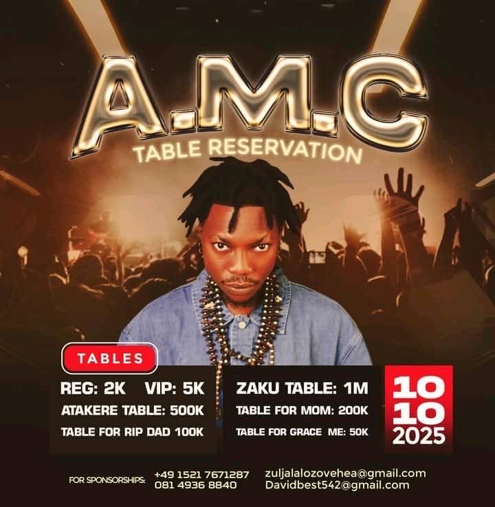 AMC (Ajemo Music Concert) Cover Photo