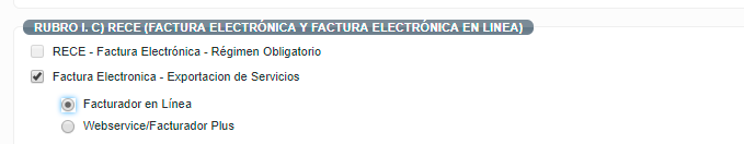 Habilitar emisión de Factura E AFIP