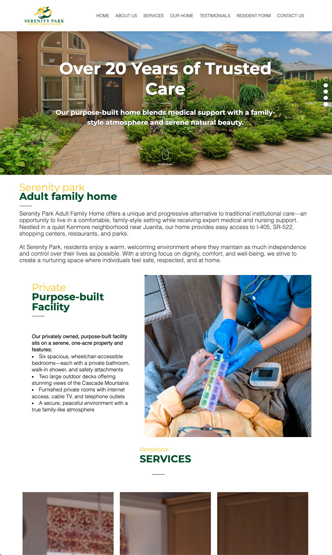 Serenity Park Adult Family Home project preview