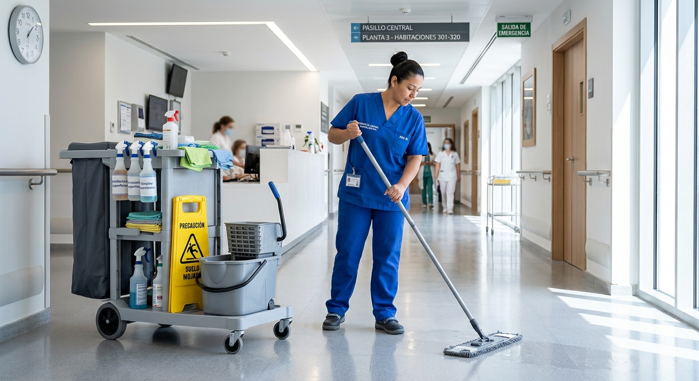 Higienista para servicios de salud