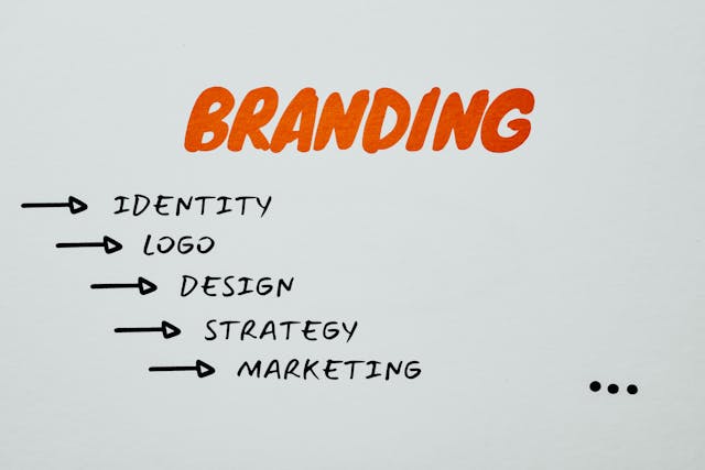Visual representation of branding, identity, and marketing strategies. Stock Photo. Photo by Eva Bronzini on pexels.com