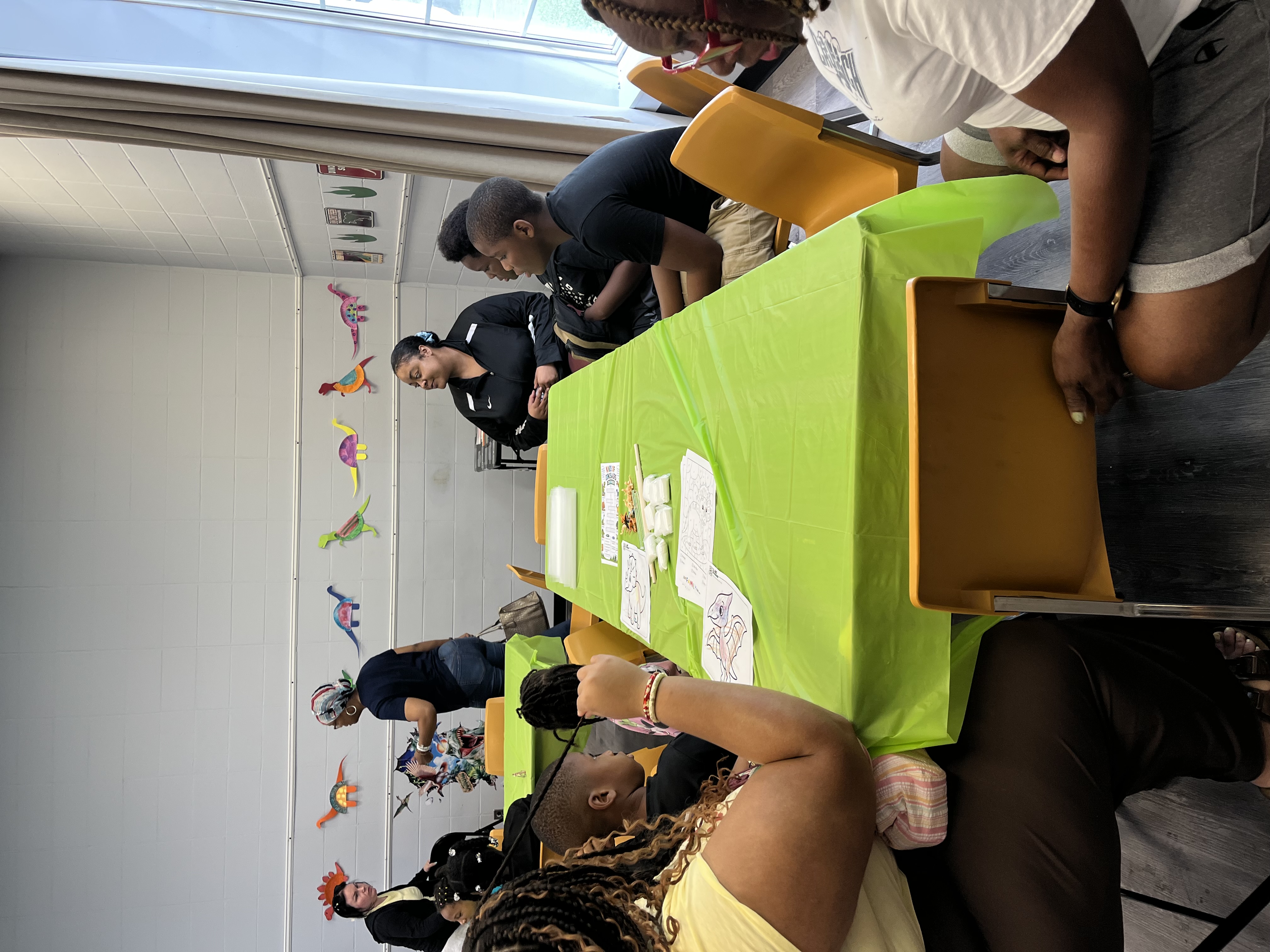Creating memories, exploring creativity, and learning through hands-on fun at the Newton Library! 🦕🎨📚✨