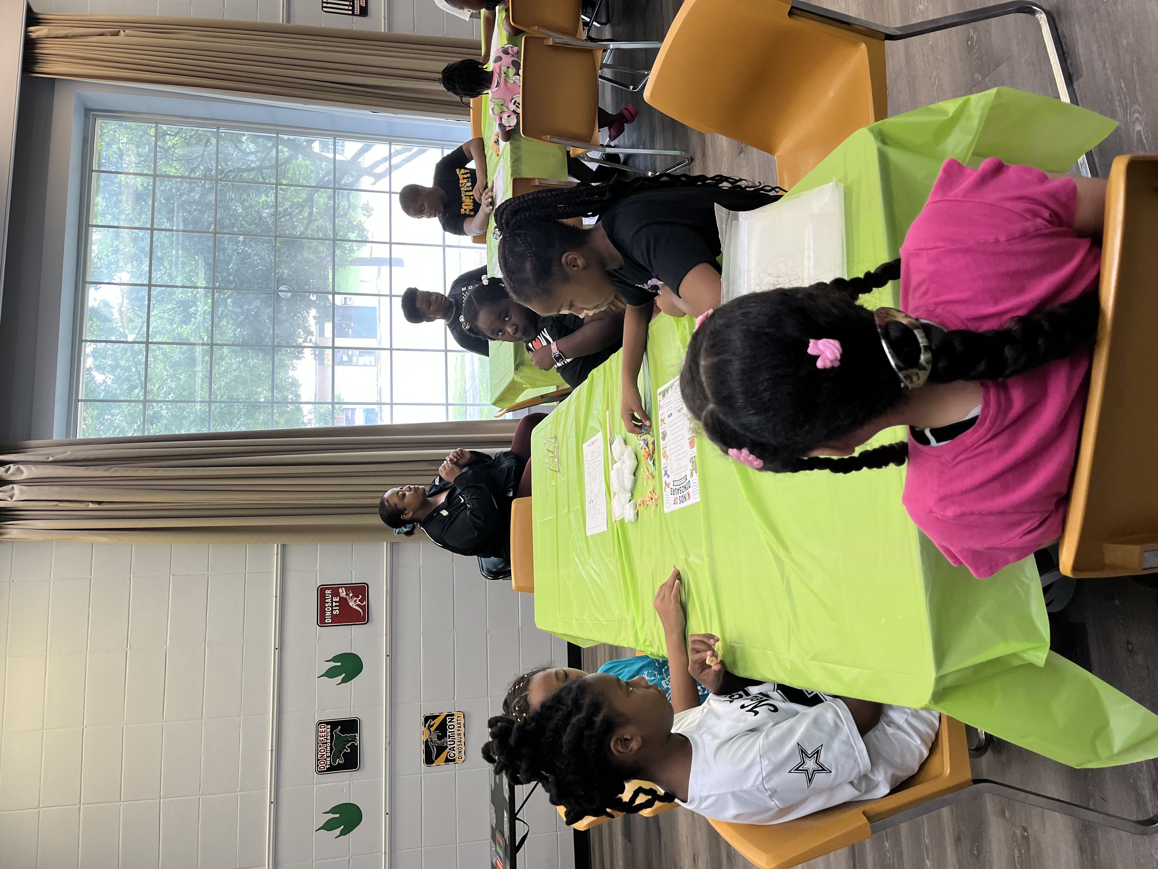 Creating memories, exploring creativity, and learning through hands-on fun at the Newton Library! 🦕🎨📚✨