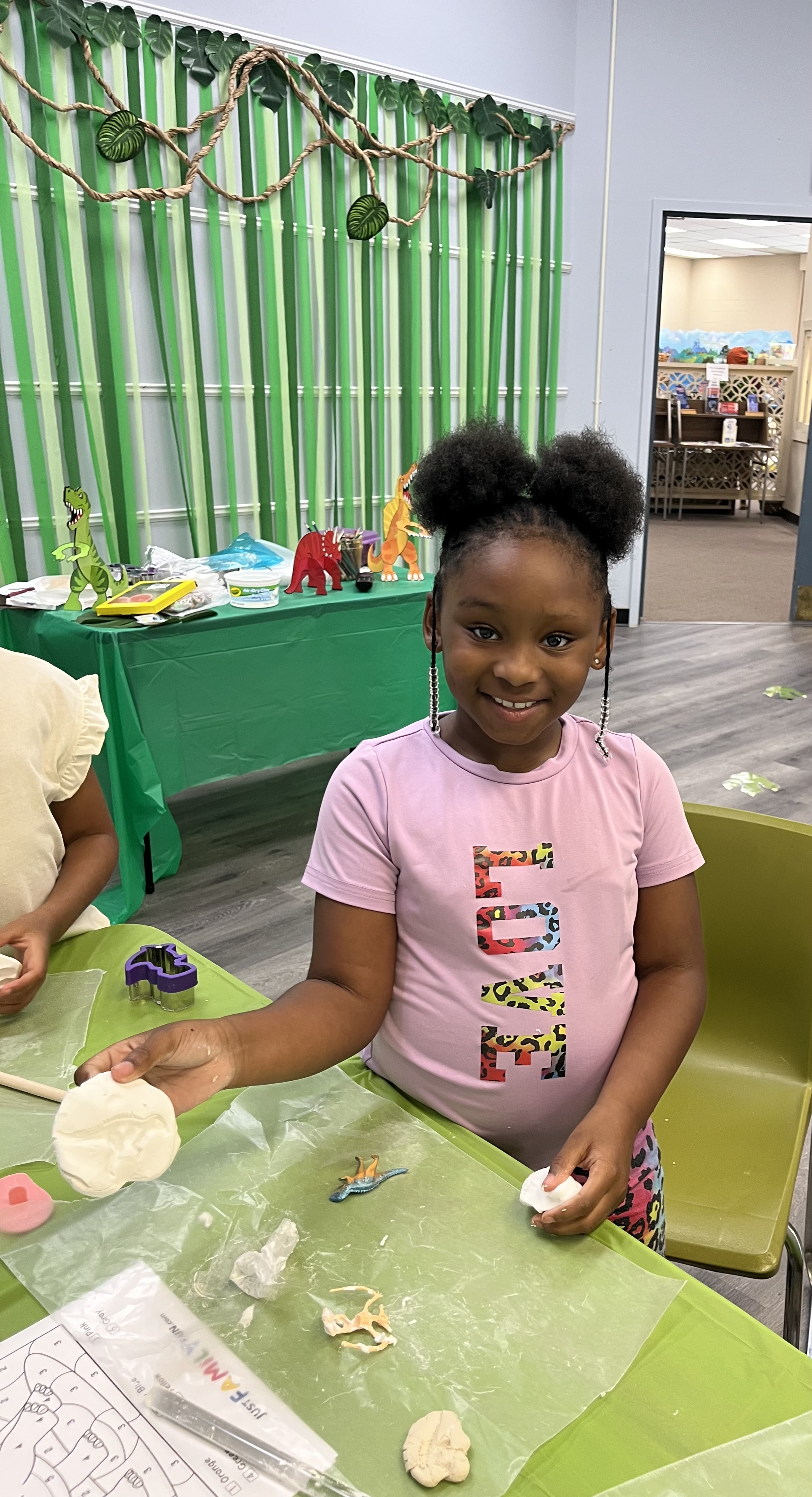Creating memories, exploring creativity, and learning through hands-on fun at the Newton Library! 🦕🎨📚✨