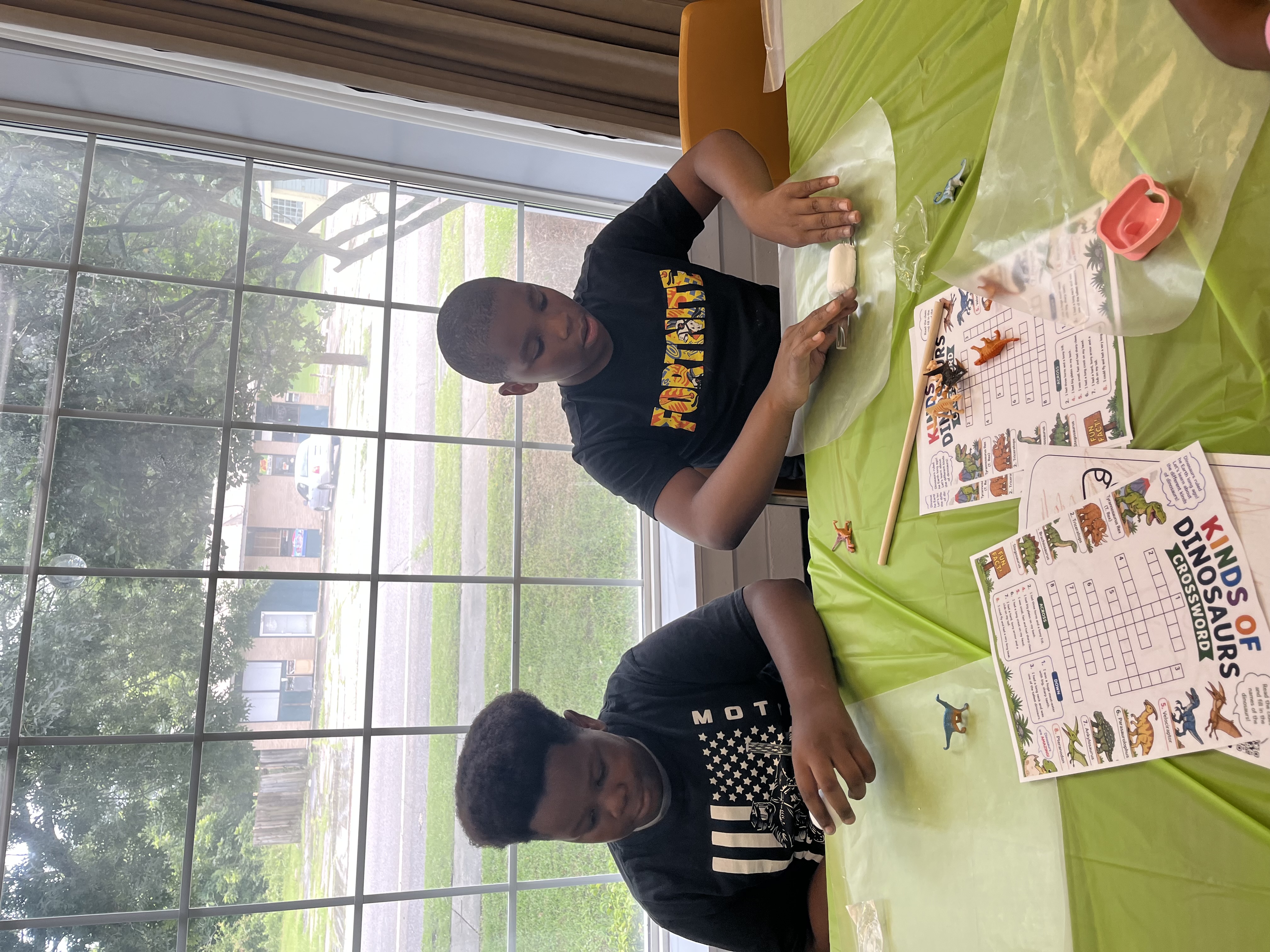 Creating memories, exploring creativity, and learning through hands-on fun at the Newton Library! 🦕🎨📚✨