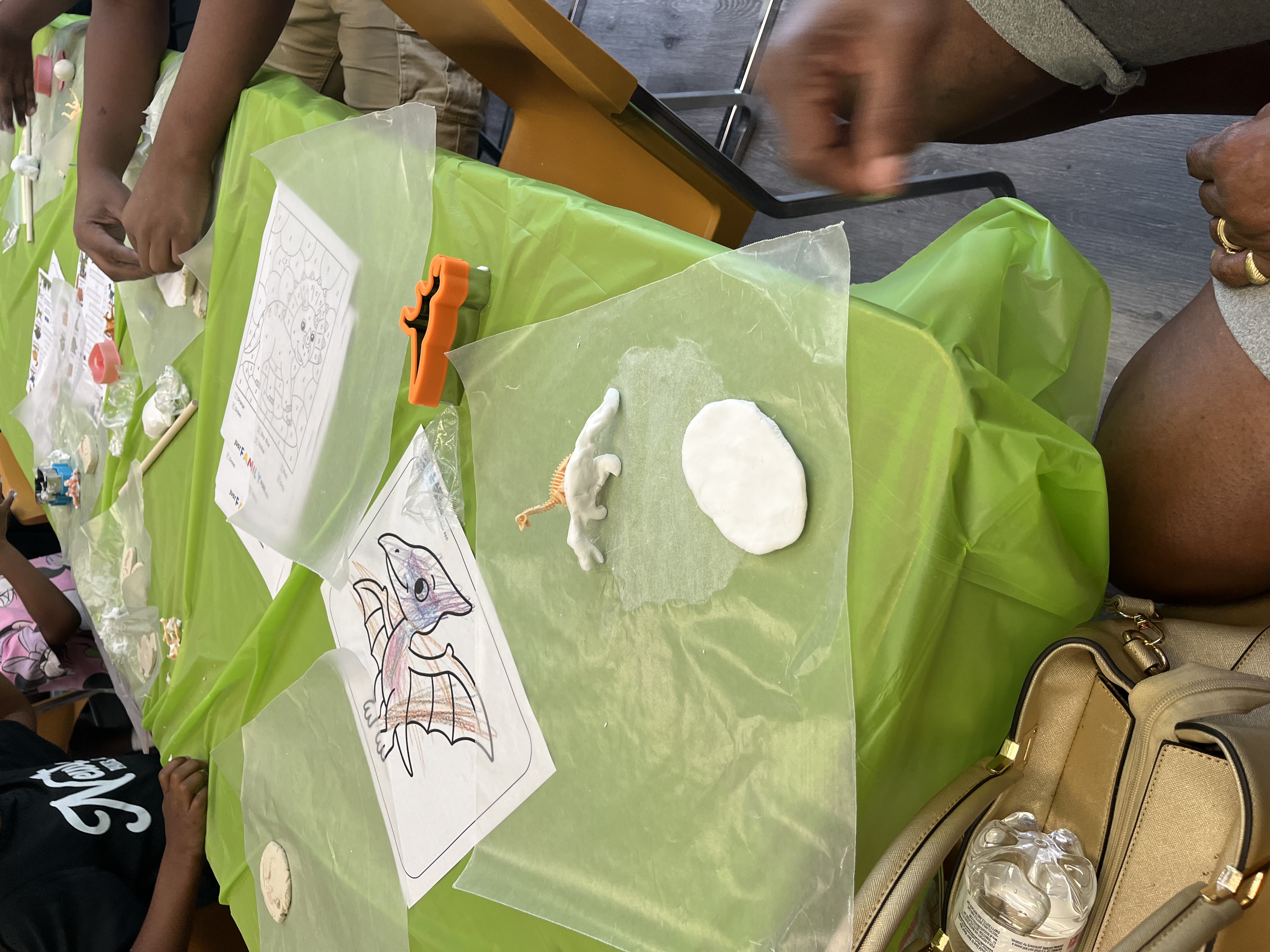 Creating memories, exploring creativity, and learning through hands-on fun at the Newton Library! 🦕🎨📚✨