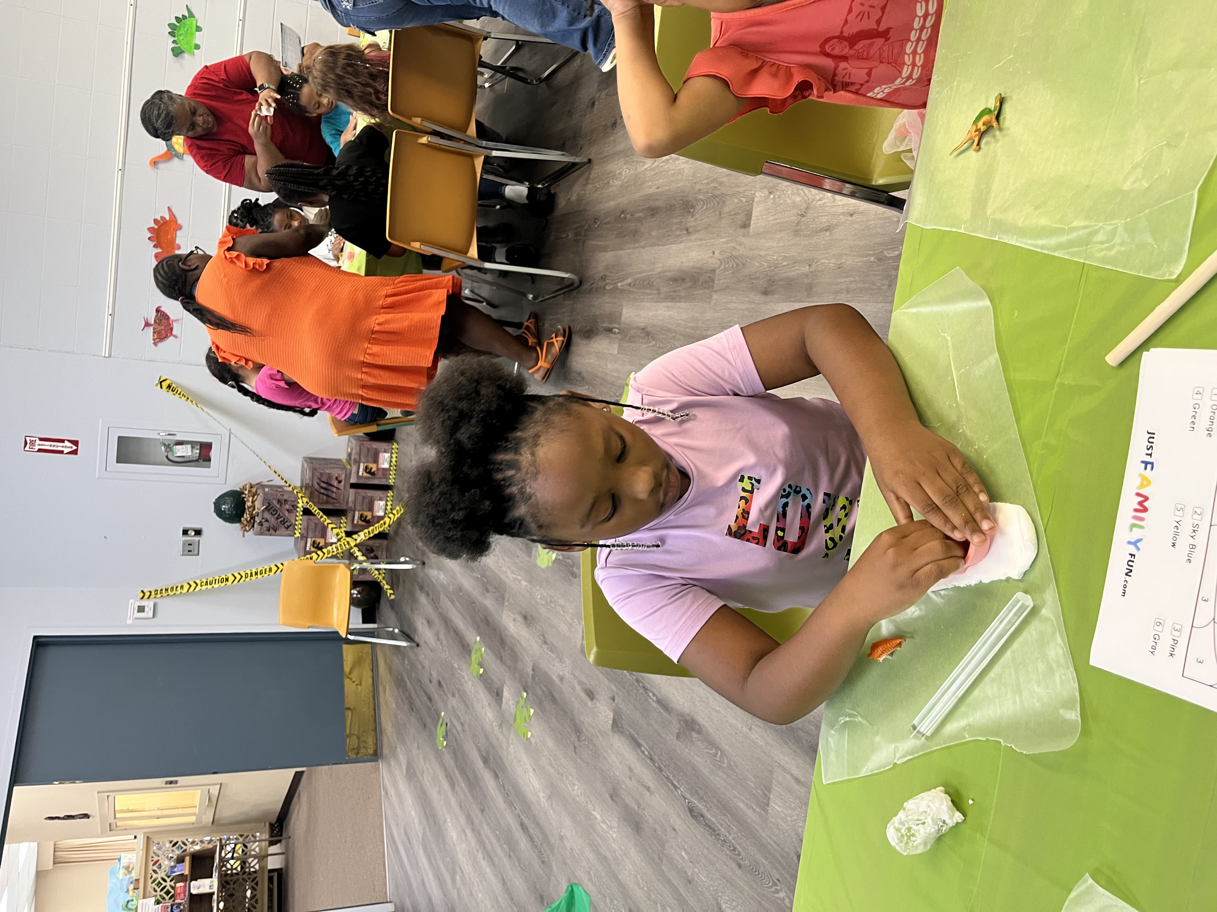 Creating memories, exploring creativity, and learning through hands-on fun at the Newton Library! 🦕🎨📚✨