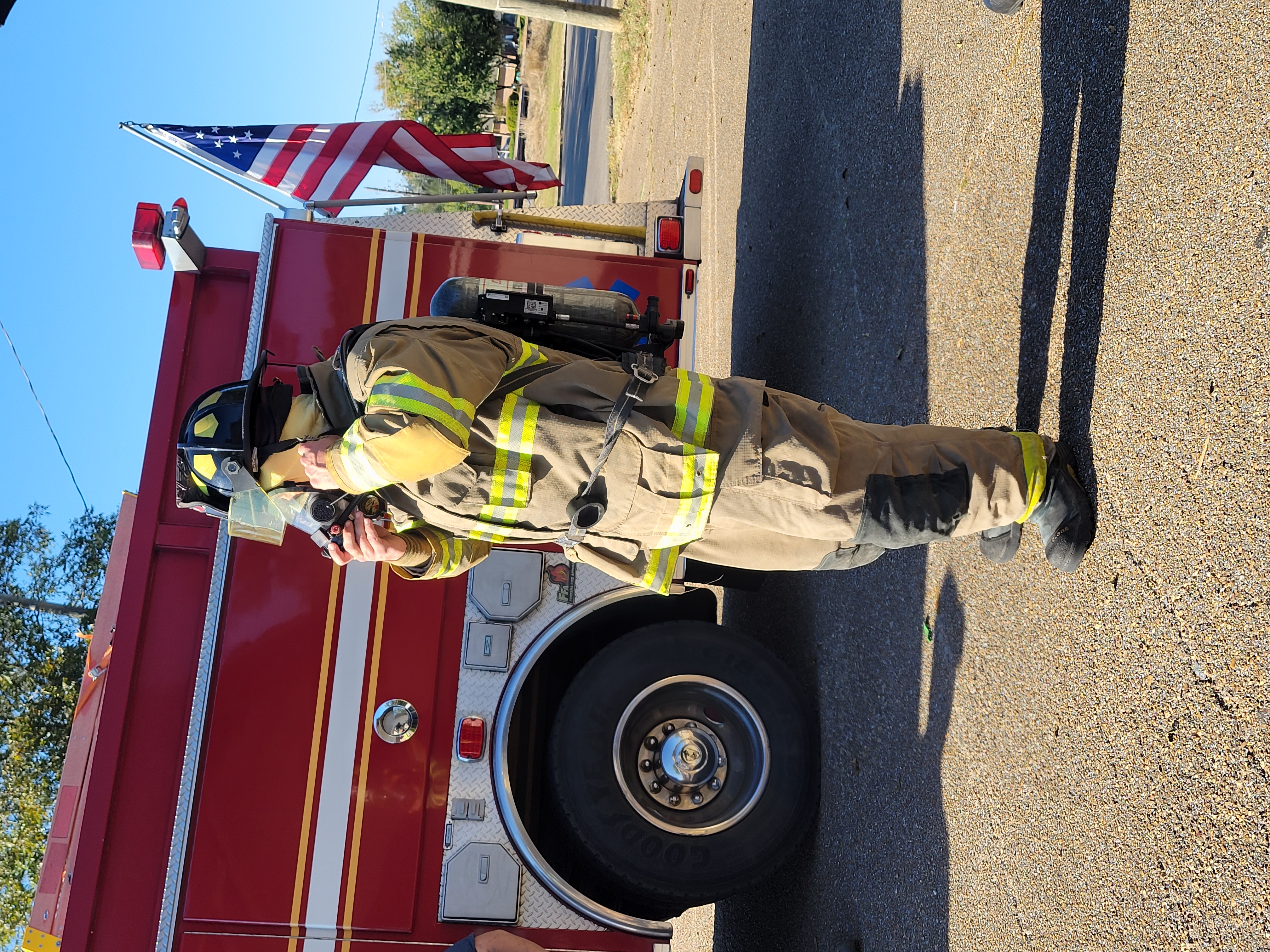 Newton City Firefighters visit Afternoon Adventure for Fire Prevention Month