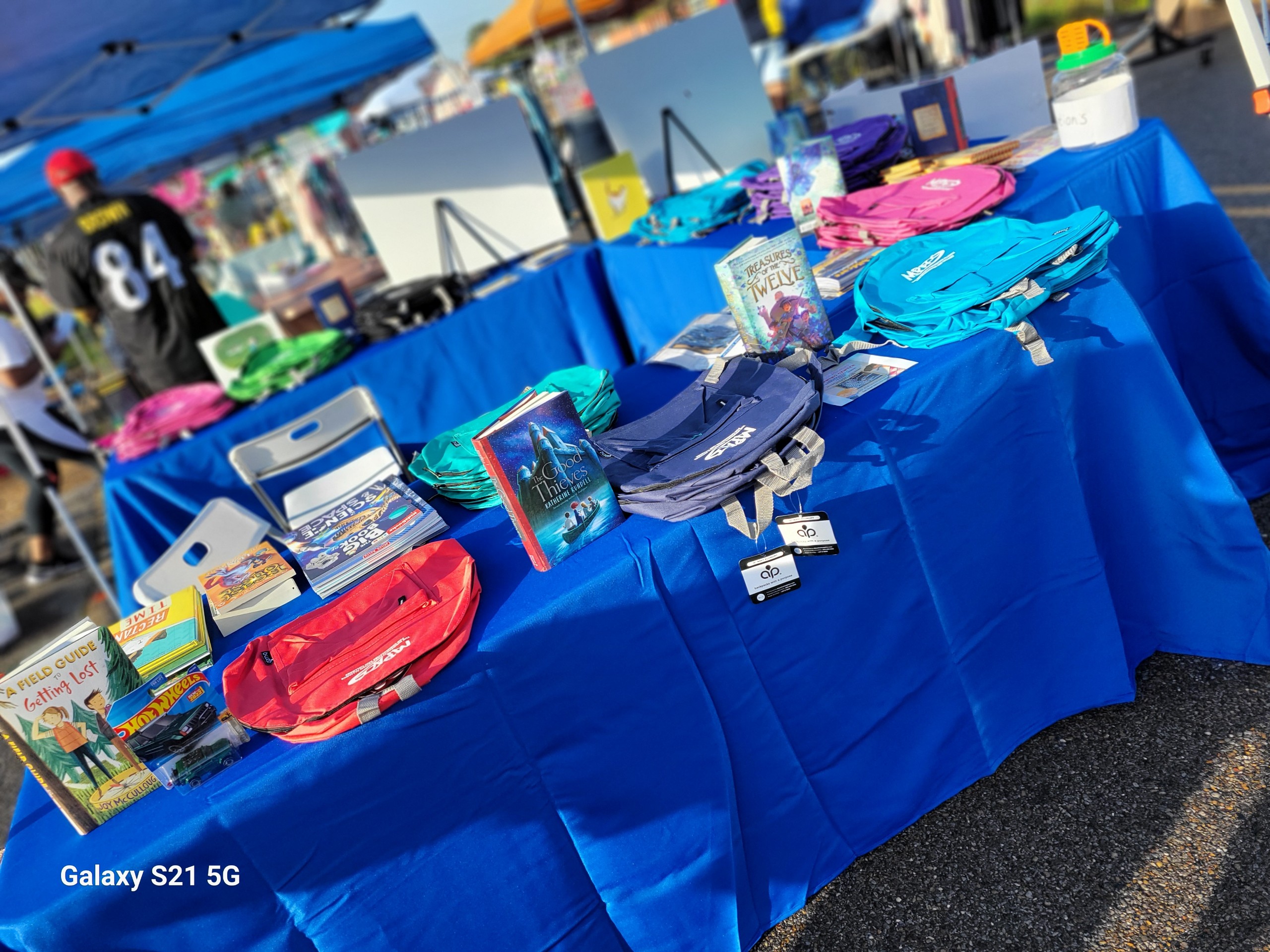 Spreading Joy: Afternoon Adventure Donates Backpacks, Books, and More at the Loose Caboose