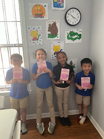 Afternoon Adventure Students Spread Love with Handcrafted Tea Cup Mother's Day Cards!