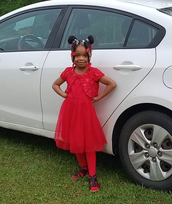 Ry'Annah Smith is dressed in her Easter Sunday Best!