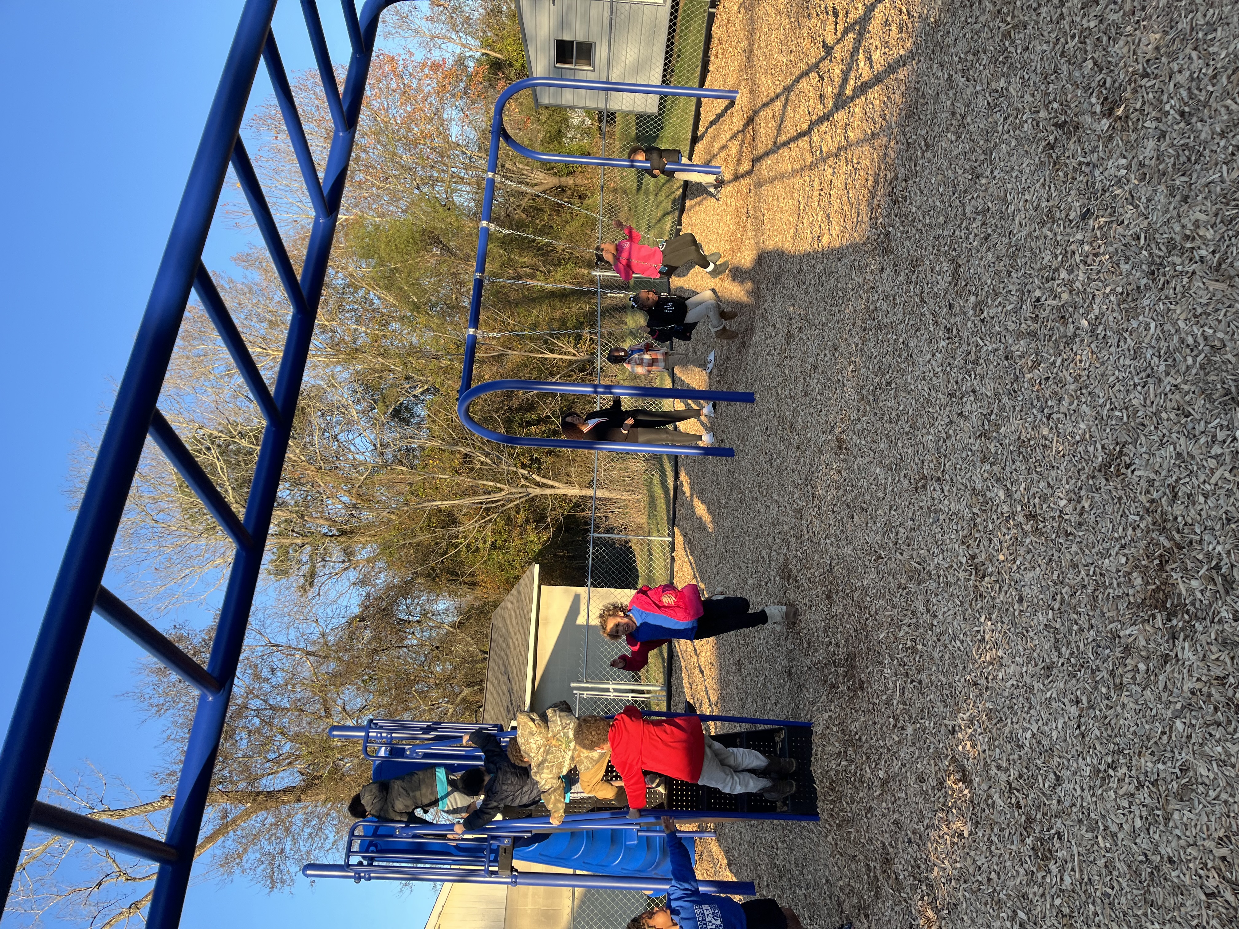 ❄️ Winter Fun on the New Playground!