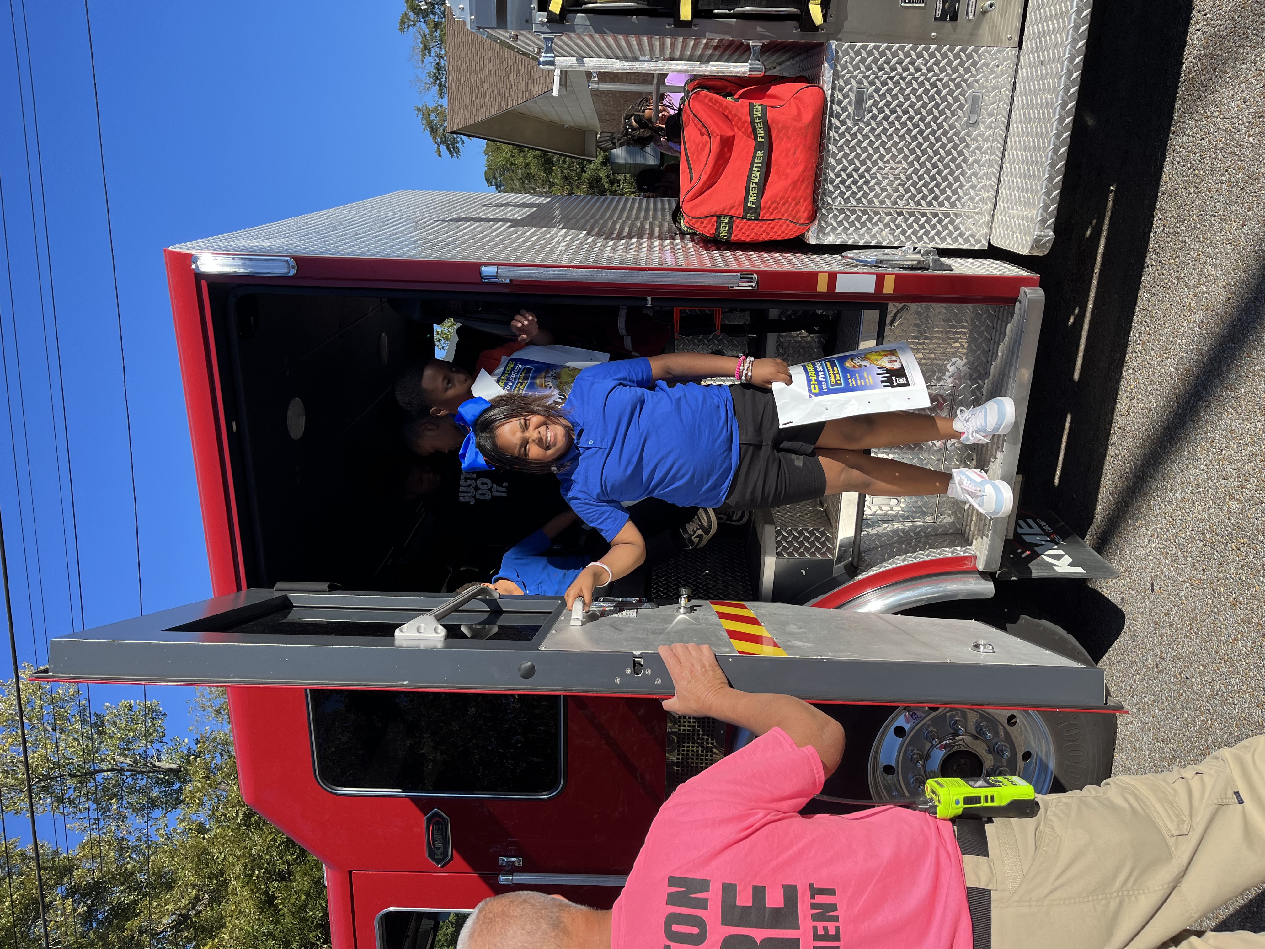 Thank you, Newton Fire Department, for visiting our students this October 2025 for...
