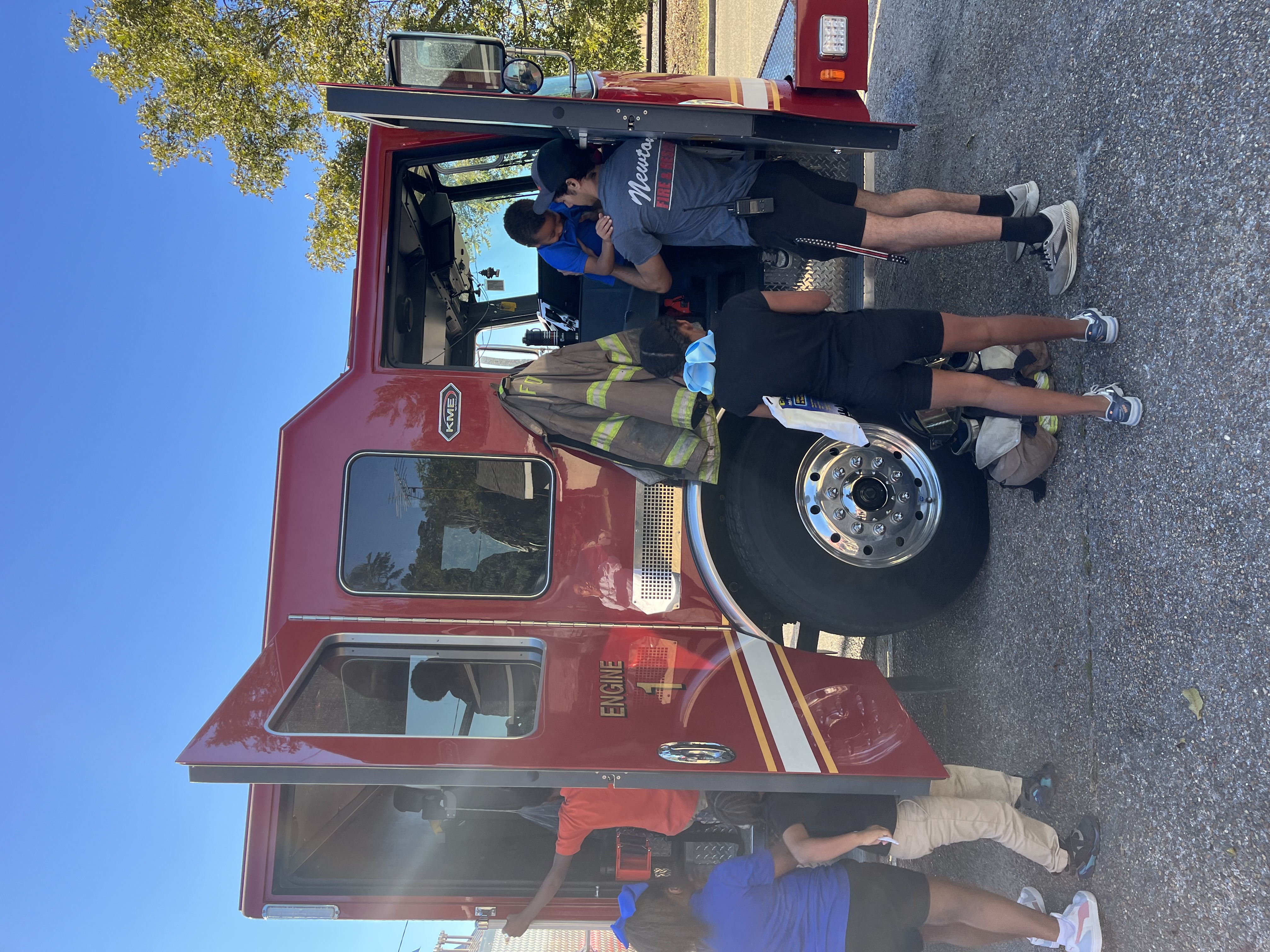 Thank you, Newton Fire Department, for visiting our students this October 2025 for...