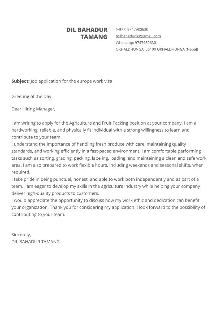 Ag Assist - Experienced Agricultural Worker for Crop Care and Packing, Okhaldhunga, Nepal