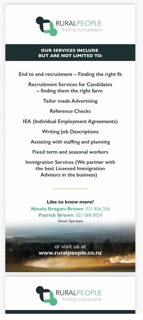 Ag Assist - Rural People Ltd - Farm recruitment specialists since 2016!