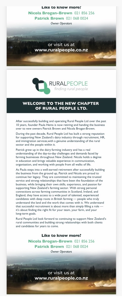 Rural People Ltd - Farm recruitment specialists since 2016!