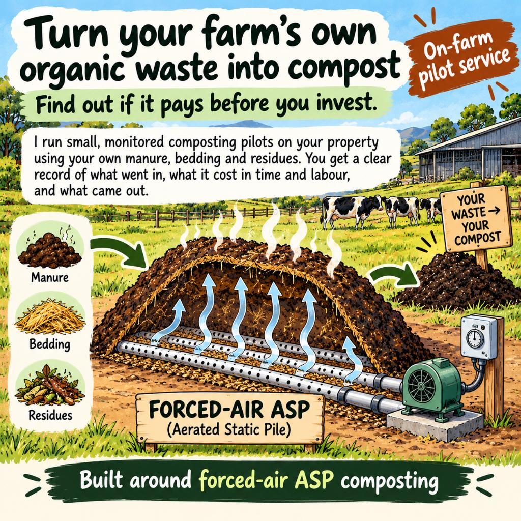 Ag Assist - Farm composting pilot & market-garden setup – Queenstown Lakes / Central Otago
